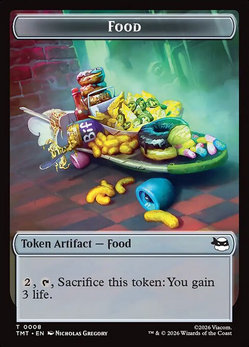 Robot // Food Double-Sided Token (TMT-10 // 8)