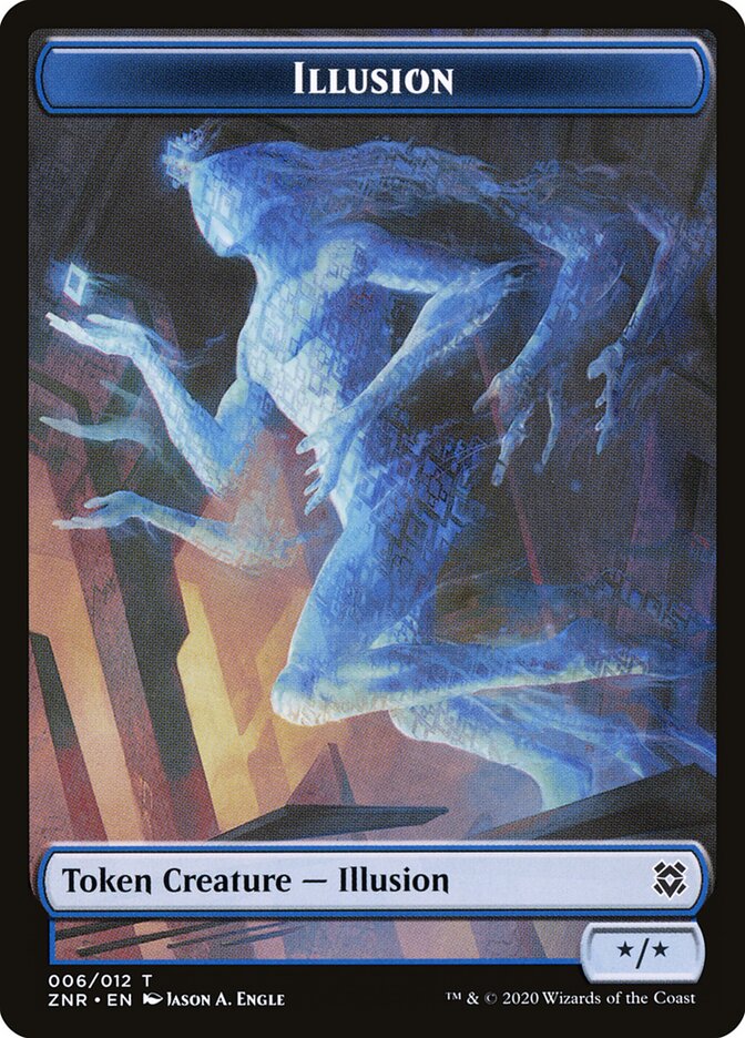 Illusion // Insect Double-Sided Token (ZNR-6 // 7) (Foil)