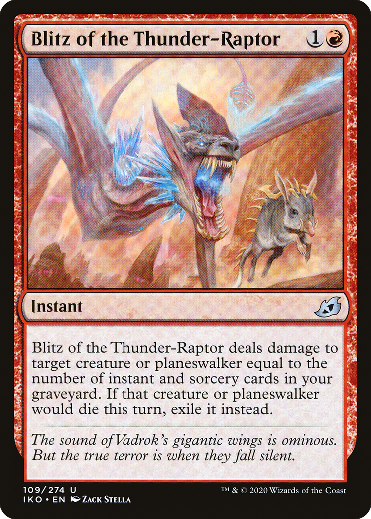 Blitz of the Thunder-Raptor (IKO-109) (Foil)