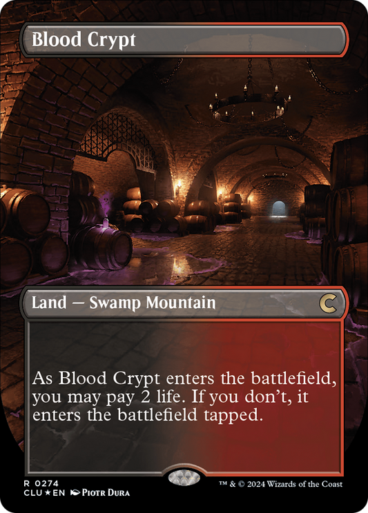 Blood Crypt (CLU-274) (Borderless) (Foil)