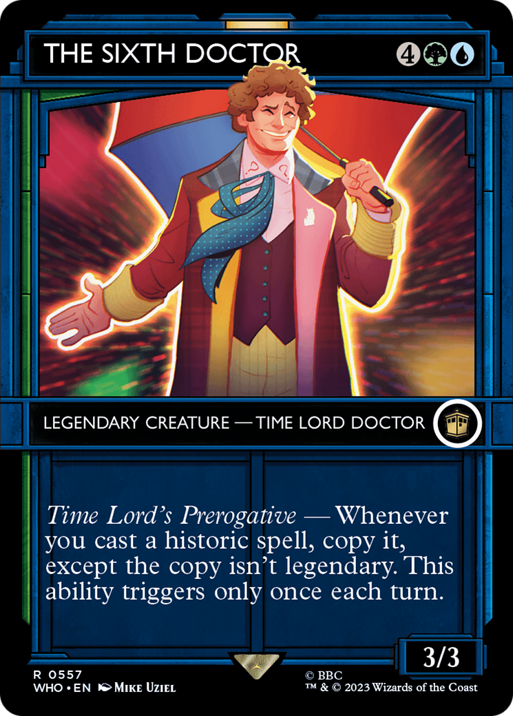 The Sixth Doctor (WHO-557) (Showcase) (Borderless)