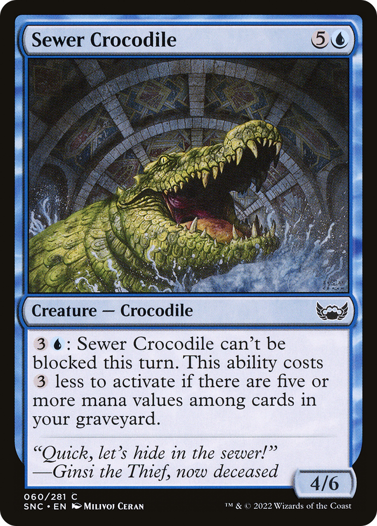 Sewer Crocodile (SNC-060)