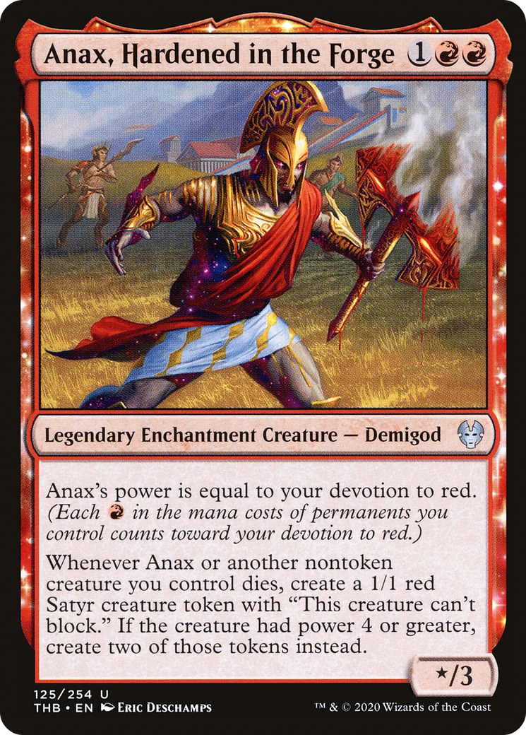 Anax, Hardened in the Forge (THB-125) (Foil)