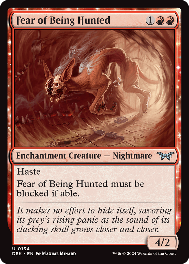 Fear of Being Hunted (DSK-134) (Foil)
