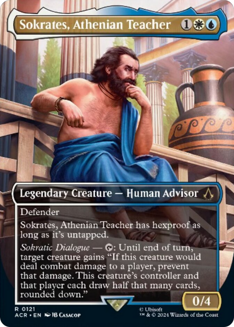 Sokrates, Athenian Teacher (ACR-121) (Borderless) (Foil)