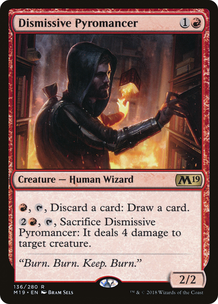 Dismissive Pyromancer (M19-136)