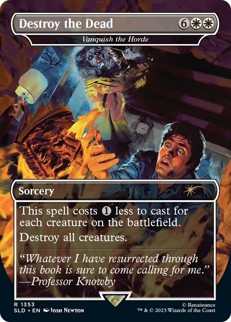 Destroy the Dead / Vanquish the Horde (SLD-1353) (Borderless) (Foil)