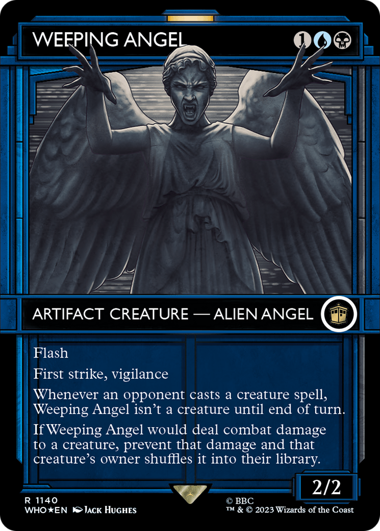 Weeping Angel (WHO-1140) (Showcase) (Borderless) (Surge Foil)