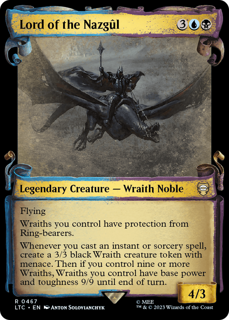 Lord of the Nazgûl (LTC-467) (Showcase) (Scroll)