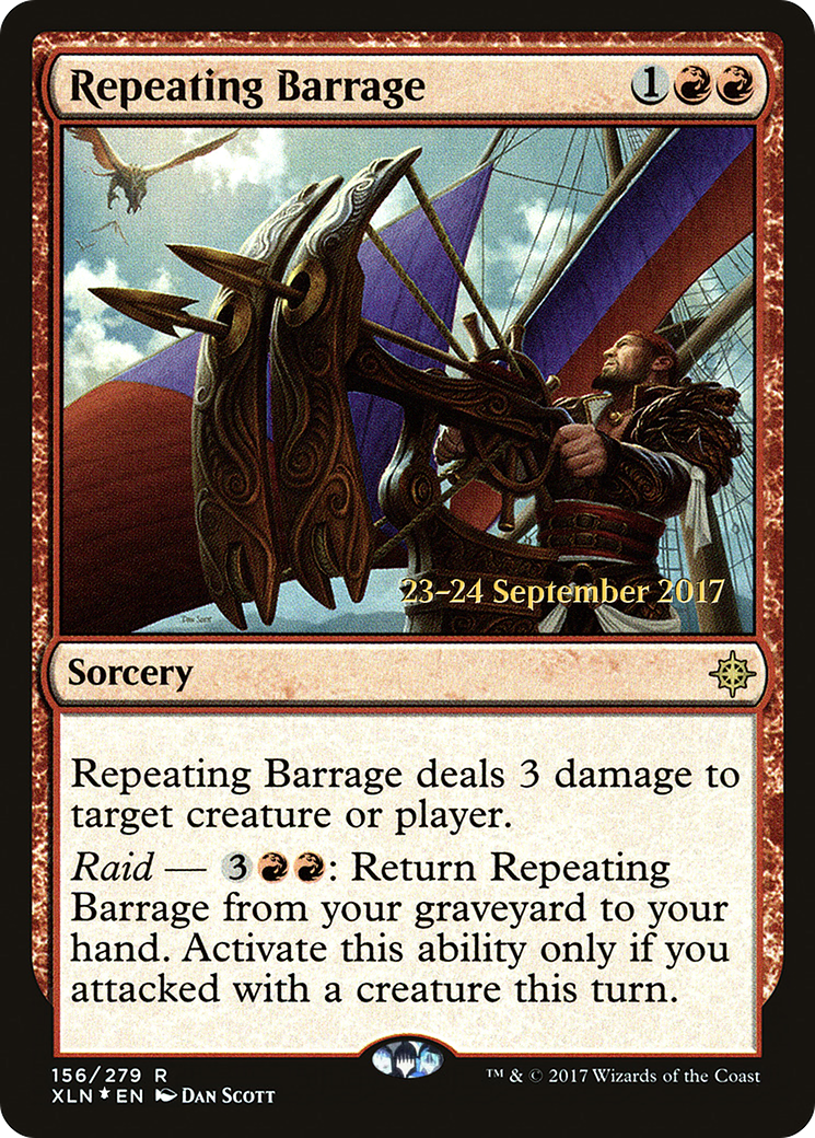 Repeating Barrage (PRE-156S) (Foil)