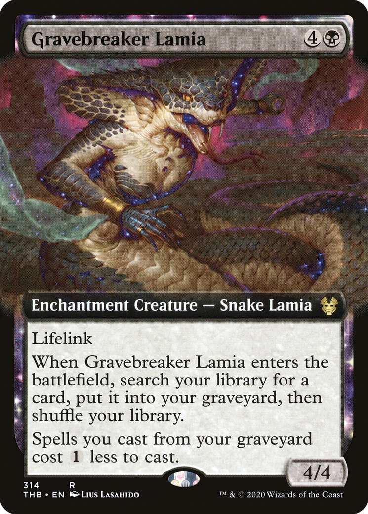 Gravebreaker Lamia (THB-314) (Extended Art) (Foil)