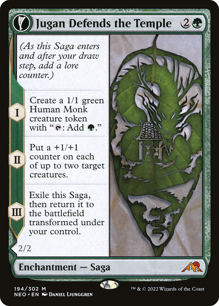 Jugan Defends the Temple // Remnant of the Rising Star (NEO-194) (Foil)