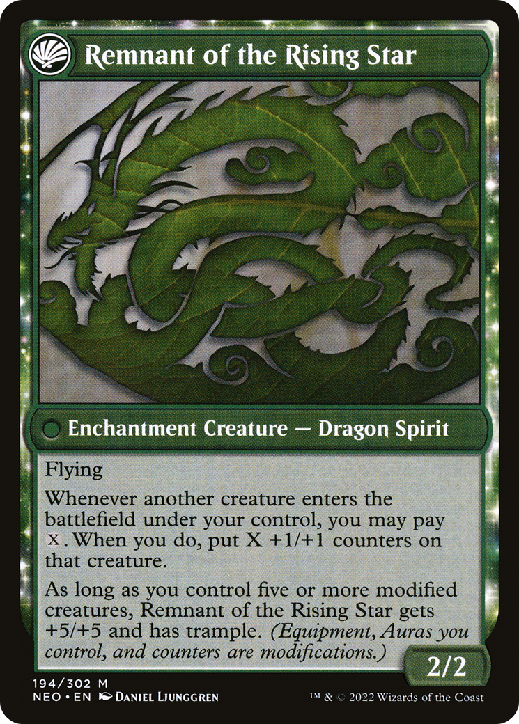 Jugan Defends the Temple // Remnant of the Rising Star (NEO-194)