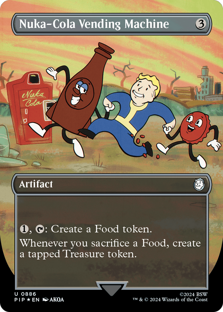 Nuka-Cola Vending Machine (PIP-886) (Borderless) (Surge Foil)