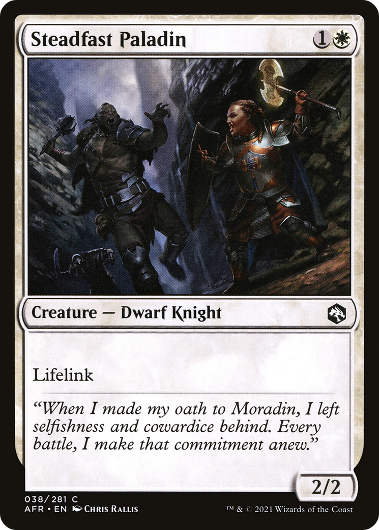 Steadfast Paladin (AFR-038) (Foil)