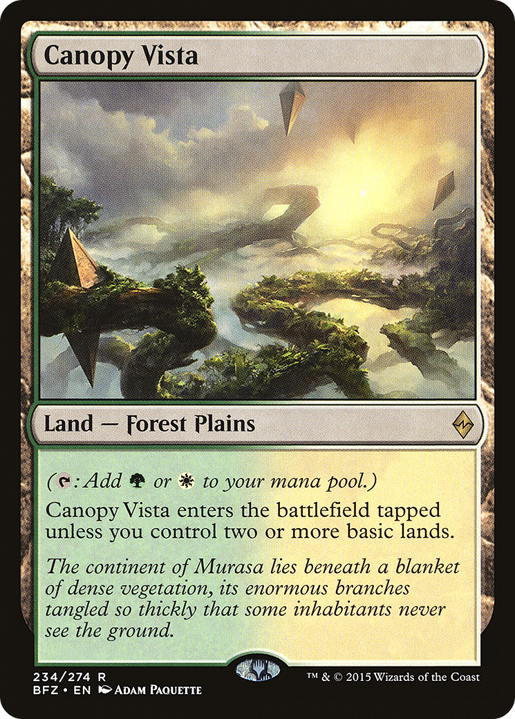Canopy Vista (BFZ-234) (Foil)