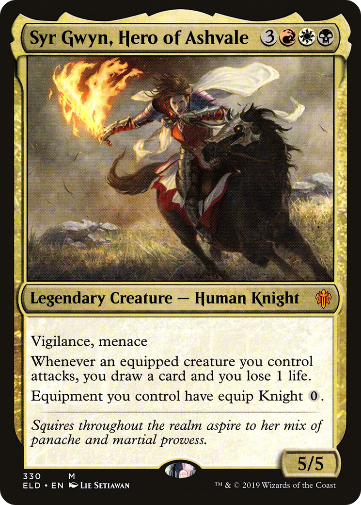 Syr Gwyn, Hero of Ashvale (ELD-330) (Foil)