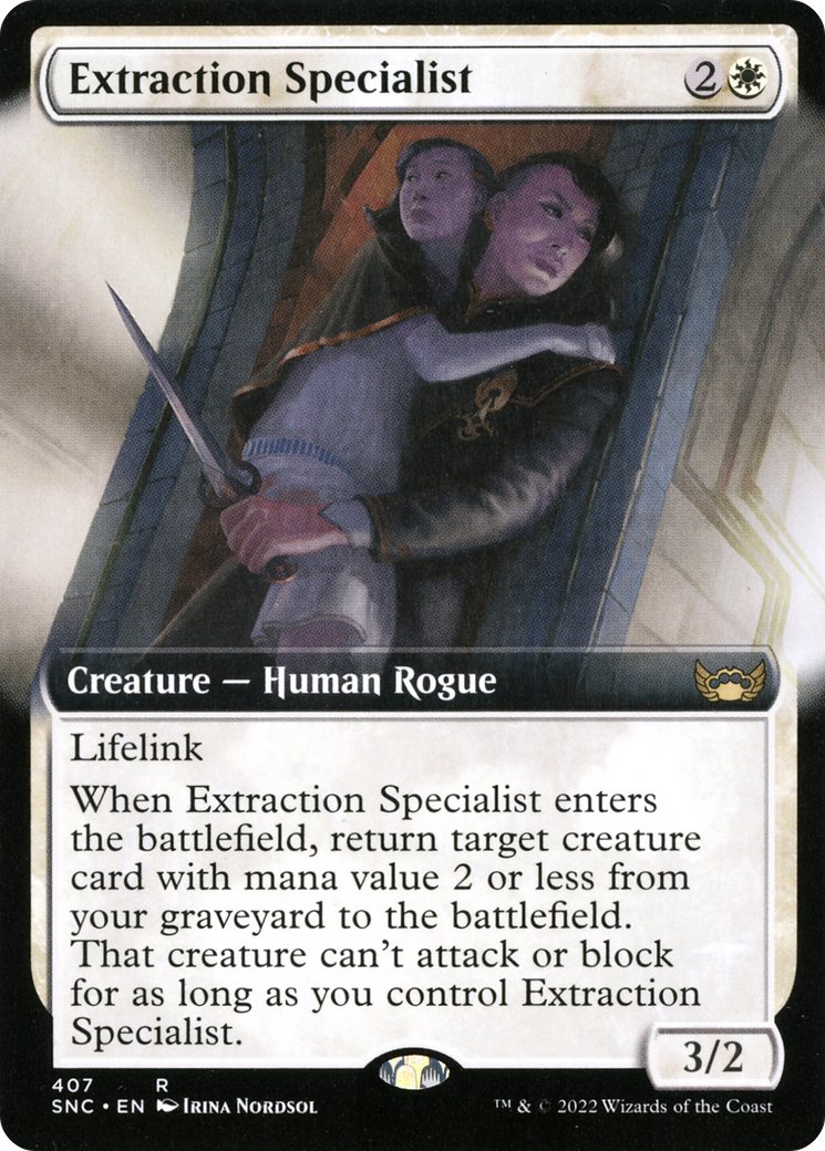 Extraction Specialist (SNC-407) (Extended Art) (Foil)
