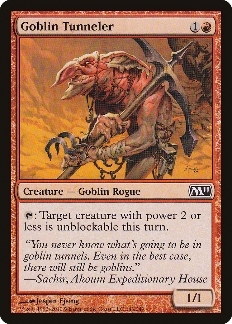 Goblin Tunneler (M11-143) (Foil)