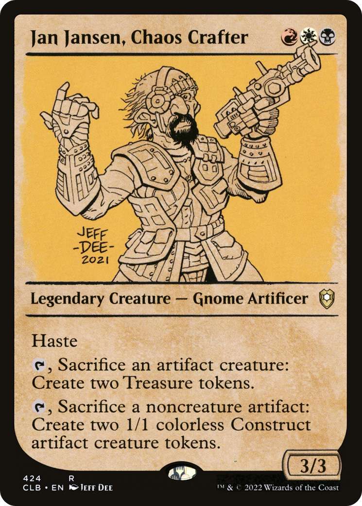 Jan Jansen, Chaos Crafter (CLB-424) (Showcase) (Foil)