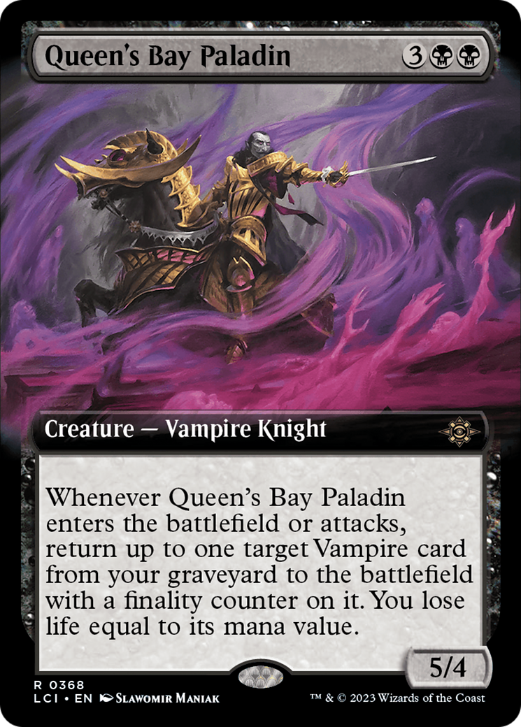 Queen's Bay Paladin (LCI-368) (Extended Art) (Foil)
