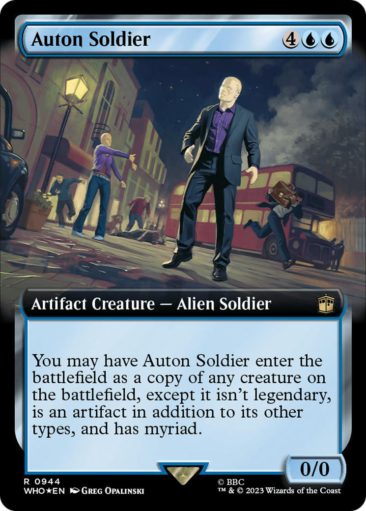 Auton Soldier (WHO-944) (Extended Art) (Surge Foil)
