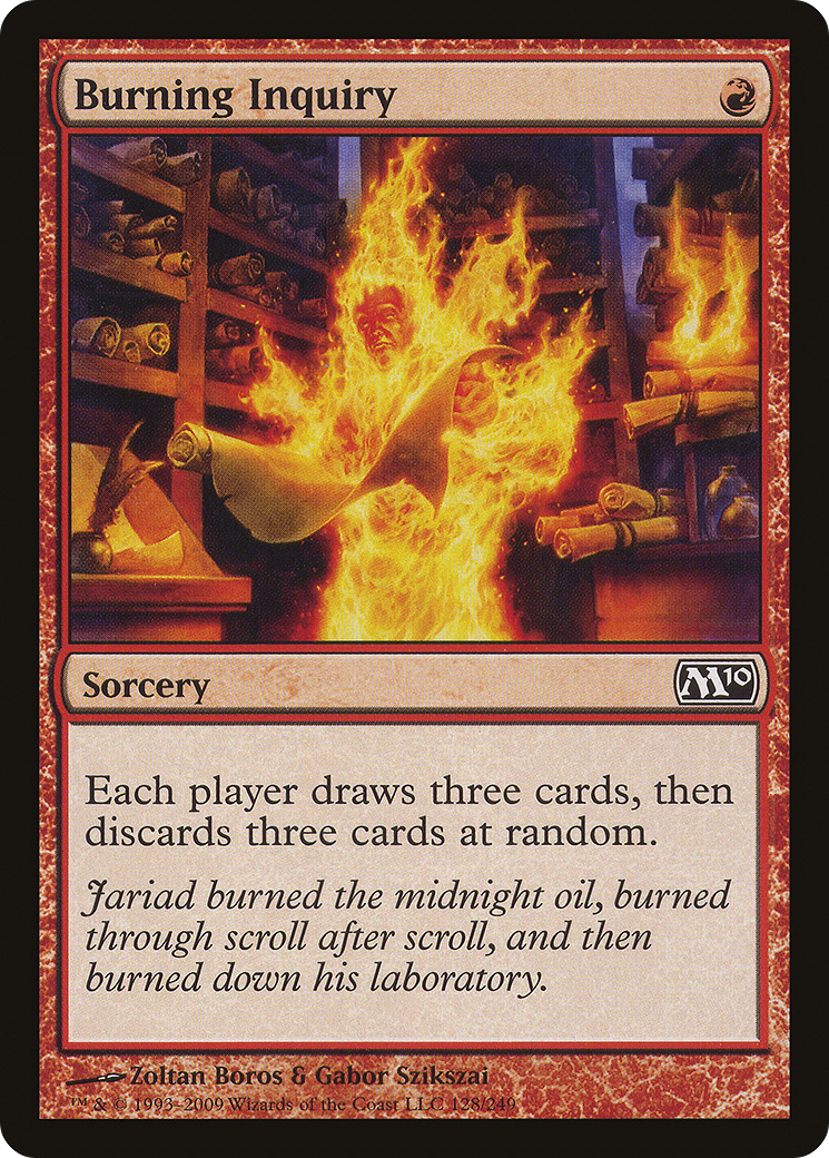 Burning Inquiry (M10-128) (Foil)