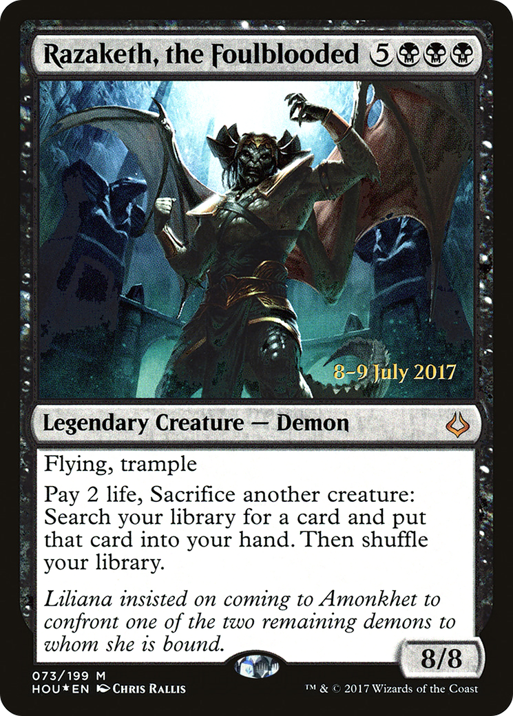 Razaketh, the Foulblooded (PRE-73S) (Foil)