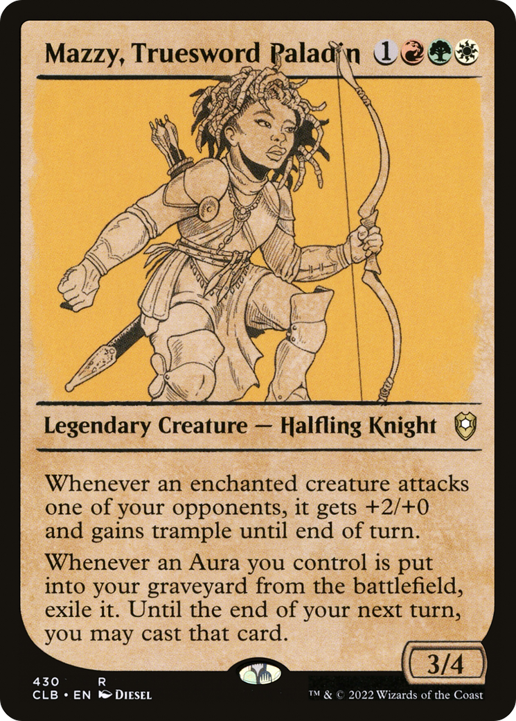 Mazzy, Truesword Paladin (CLB-430) (Showcase) (Foil)