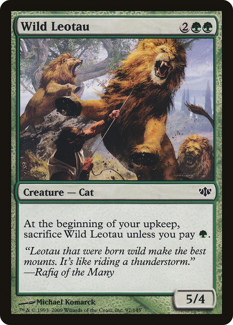 Wild Leotau (CON-097) (Foil)