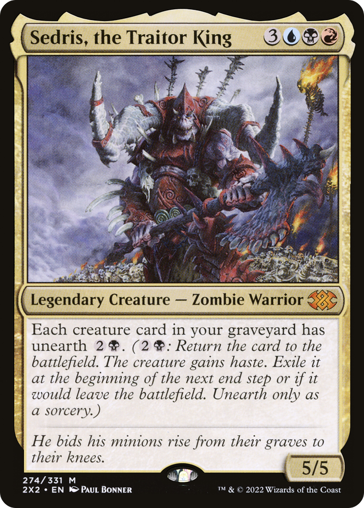 Sedris, the Traitor King (2X2-274) (Foil)