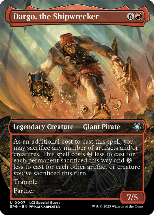 Dargo, the Shipwrecker (SPG-007) (Borderless)