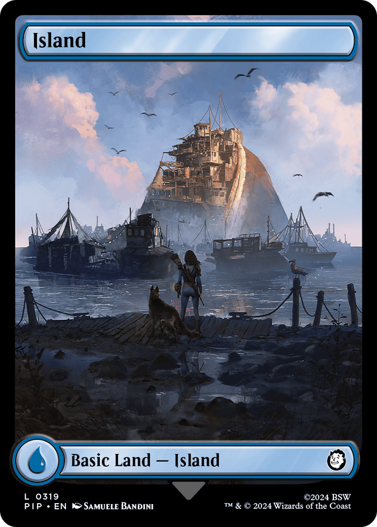 Island (PIP-319) (Full Art) (Foil)