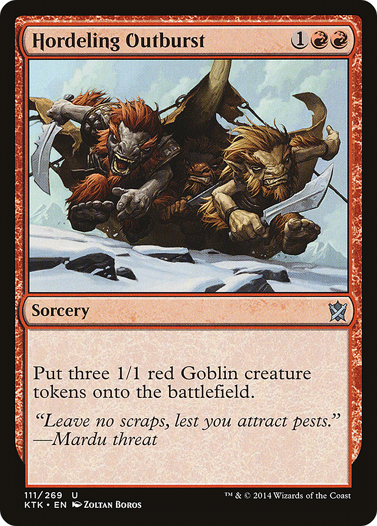 Hordeling Outburst (KTK-111) (Foil)