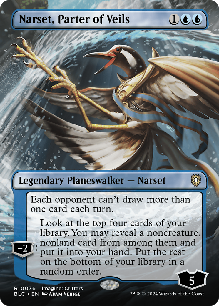 Narset, Parter of Veils (BLC-076) (Borderless)