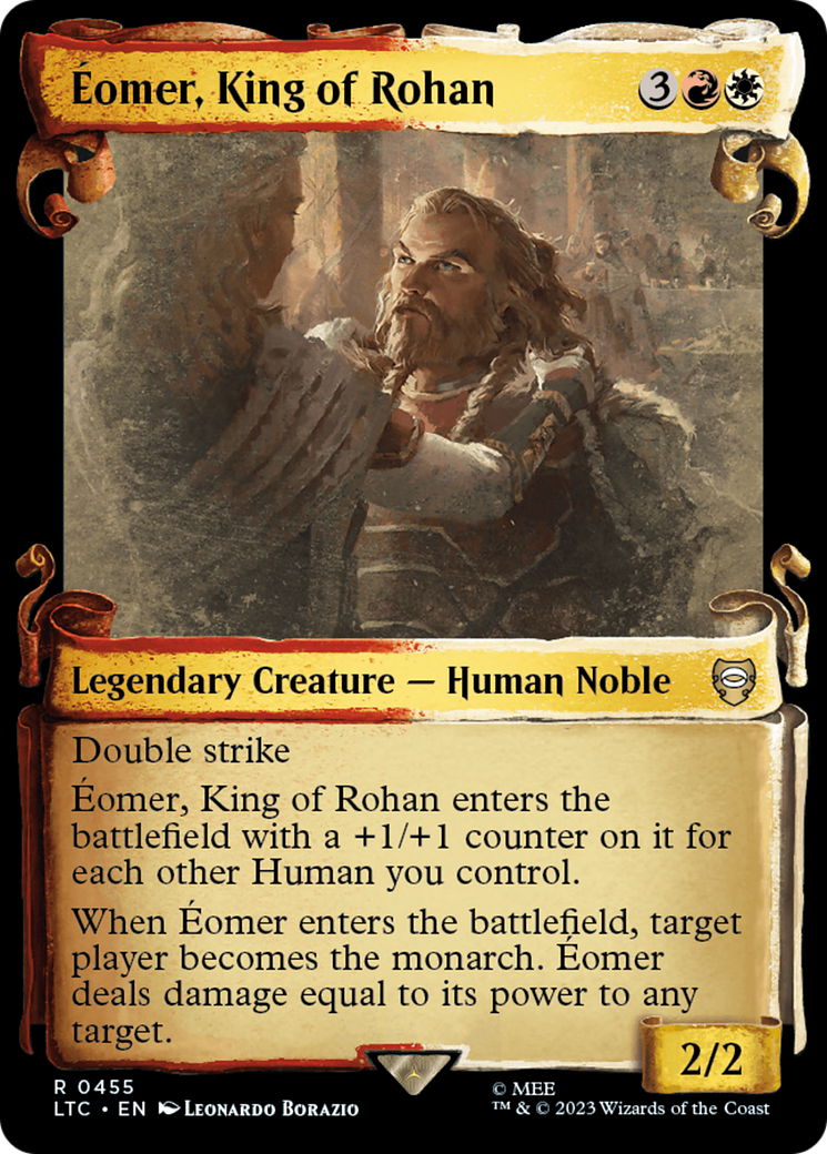Éomer, King of Rohan (LTC-455) (Showcase) (Scroll)