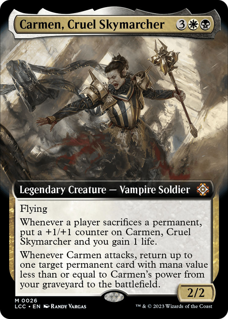 Carmen, Cruel Skymarcher (LCC-026) (Extended Art)