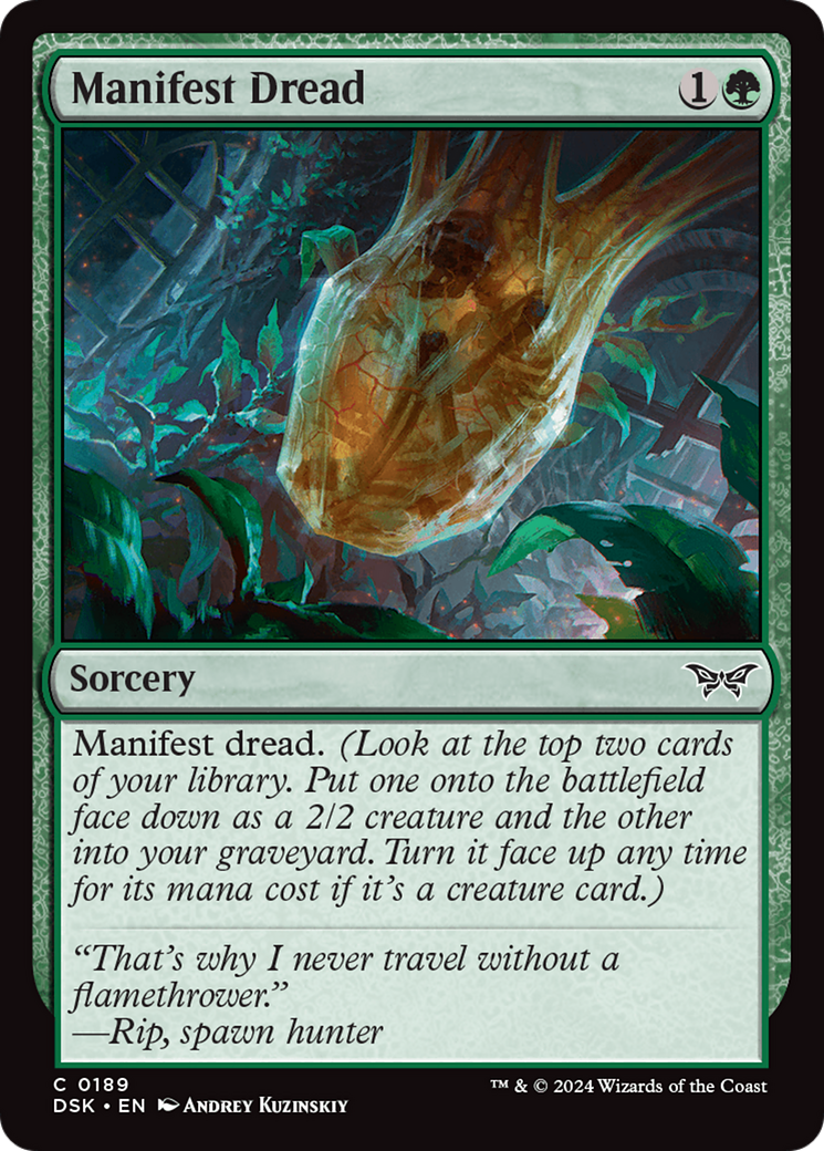Manifest Dread (DSK-189) (Foil)