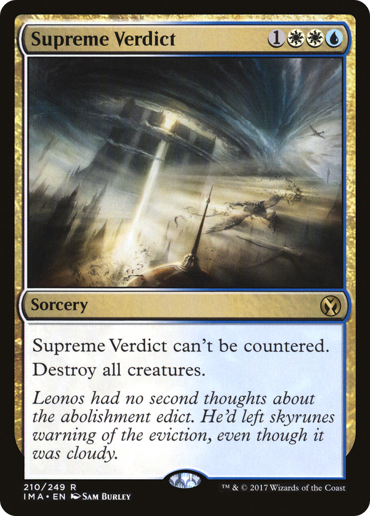 Supreme Verdict (IMA-210) (Foil)
