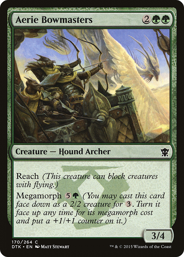 Aerie Bowmasters (DTK-170) (Foil)