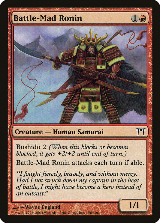 Battle-Mad Ronin (CHK-156)