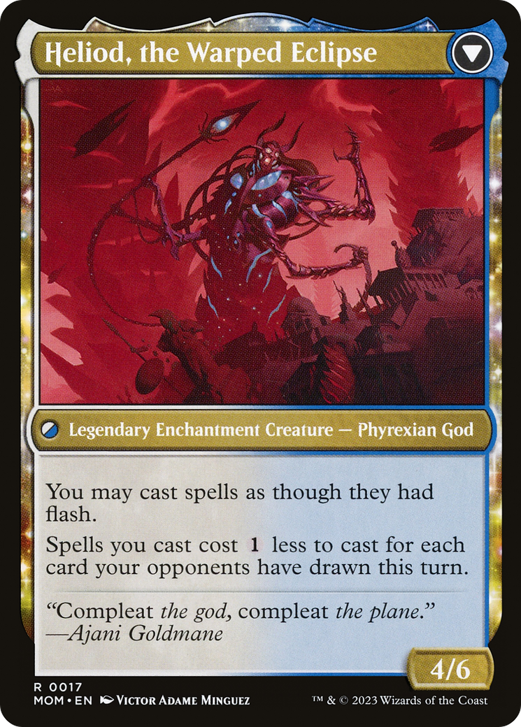 Heliod, the Radiant Dawn // Heliod, the Warped Eclipse (MOM-017) (Foil)