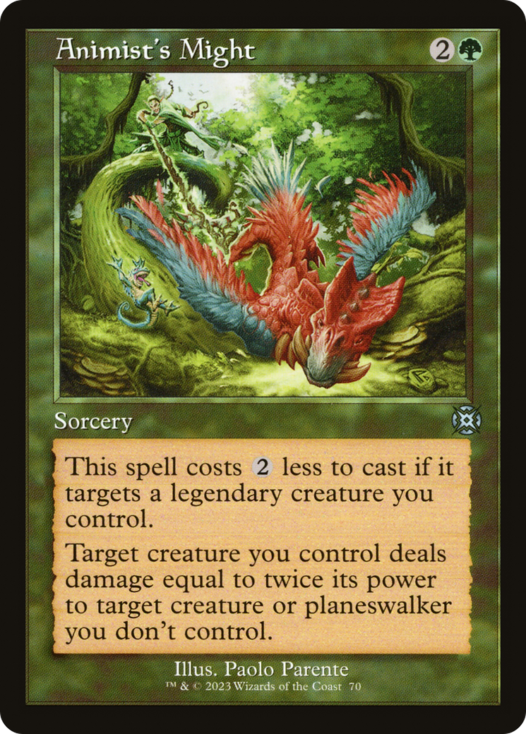 Animist's Might (MAT-070) (Showcase)