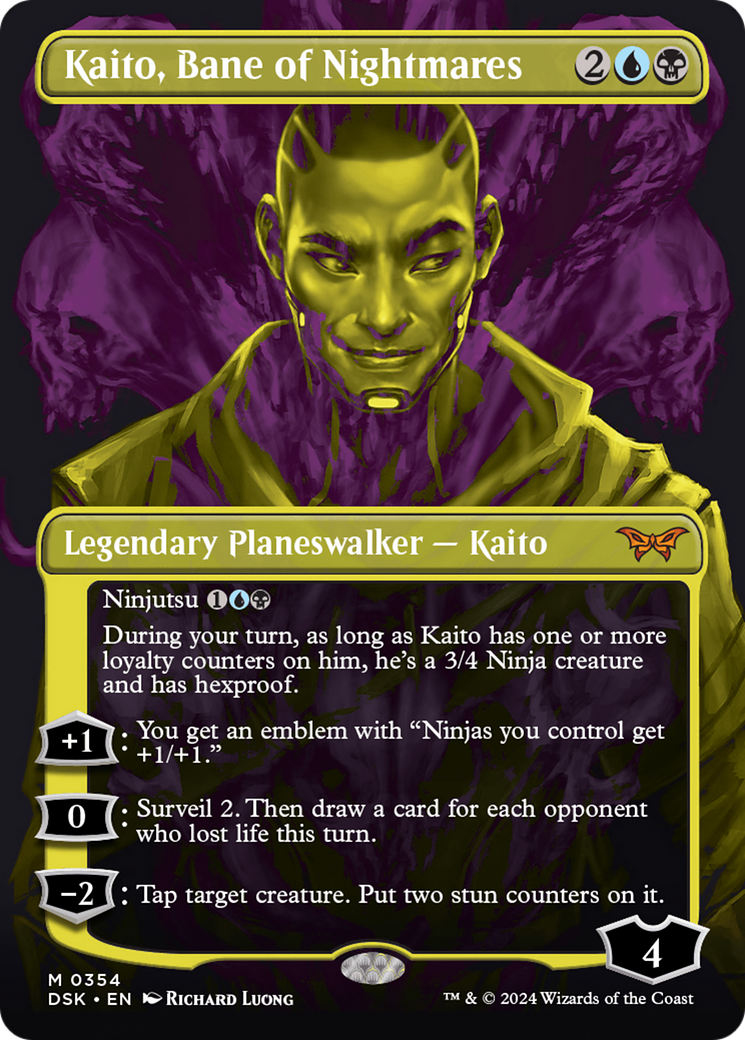 Kaito, Bane of Nightmares (DSK-354) (Borderless) (Foil)