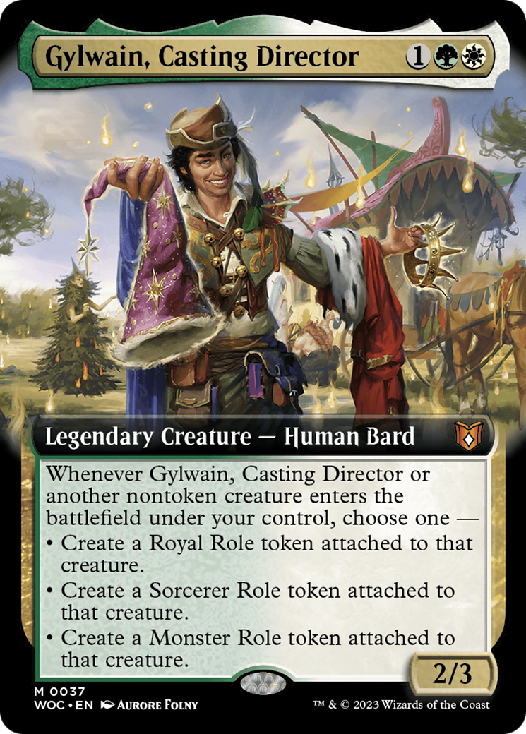 Gylwain, Casting Director (WOC-037) (Extended Art) (Foil)