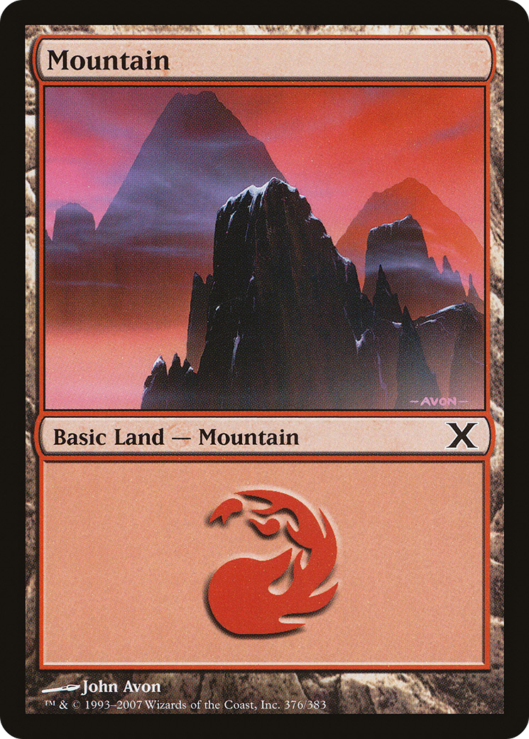 Mountain (10E-376) (Foil)