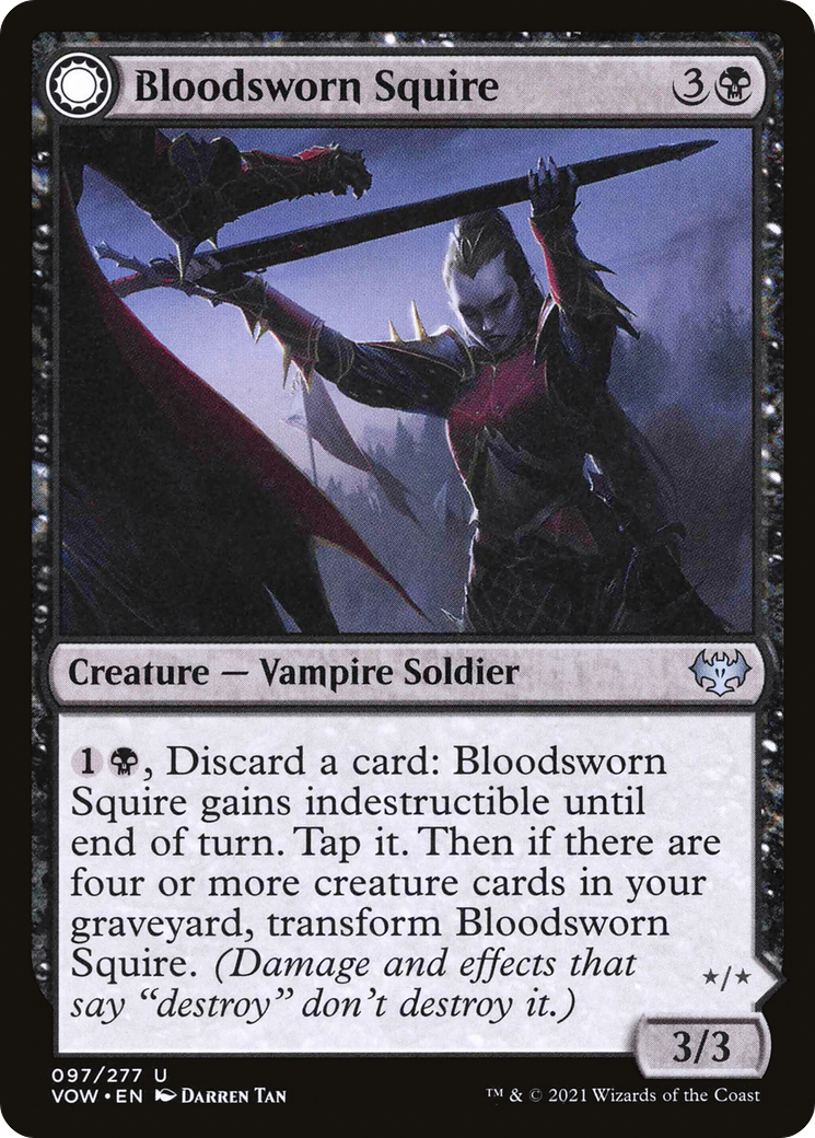Bloodsworn Squire // Bloodsworn Knight (VOW-097)