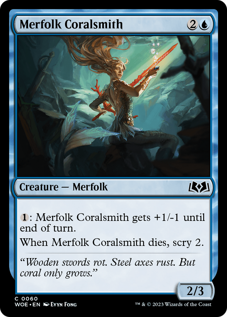 Merfolk Coralsmith (WOE-060)