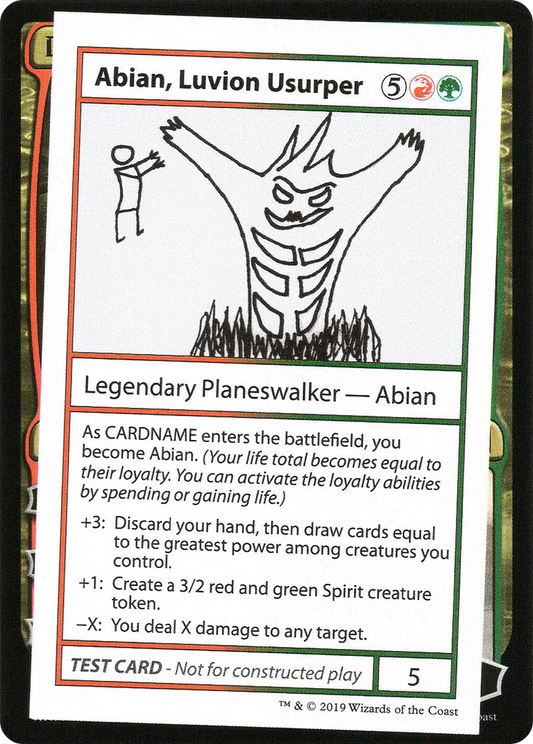 Abian, Luvion Usurper (No PW Symbol) (CMB2-)