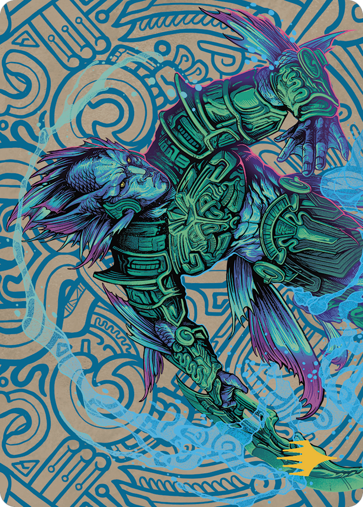 Hakbal of the Surging Soul Art Card (ALCI-074) (Gold-Stamped Planeswalker Symbol)